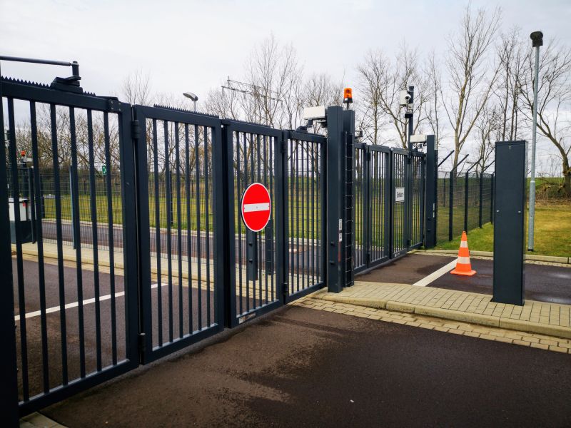 Security Fence with Gate